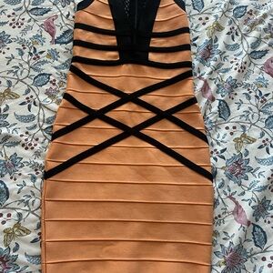 Elegant Designer Inspired Bandage Dress